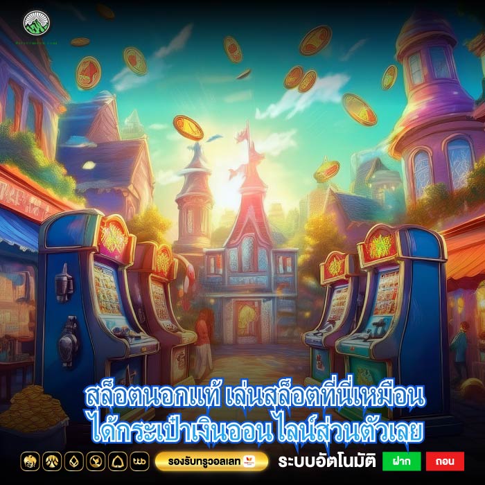 สล็อตนอกแท้ เล่นสล็อตที่นี่เหมือนได้กระเป๋าเงินออนไลน์ส่วนตัวเลย